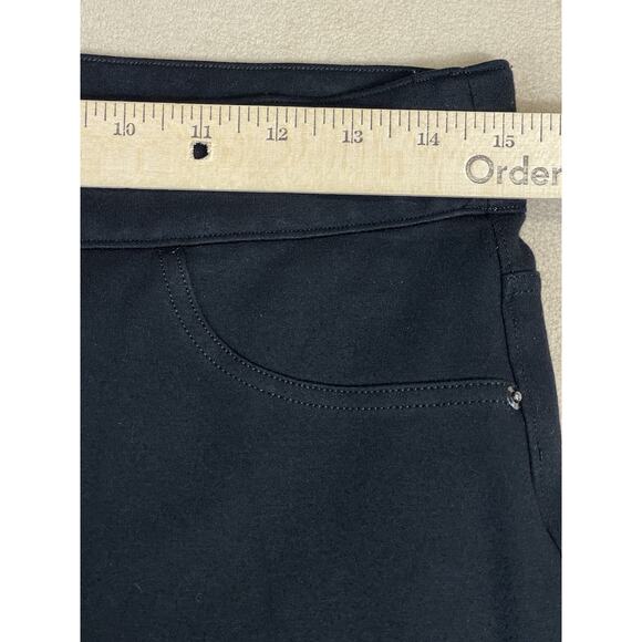 Spanx Pants Women L Black The Perfect Ponte Ankle Pull On Stretch High Rise Pant - Picture 5 of 14